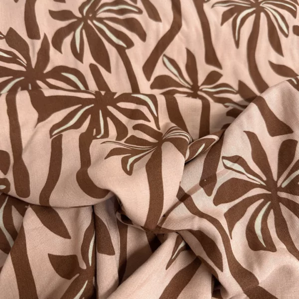 tissu viscose palmiers