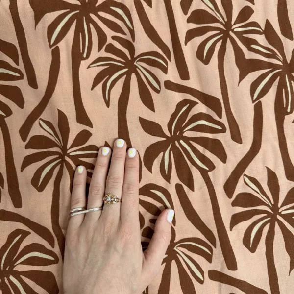 tissu viscose palmiers