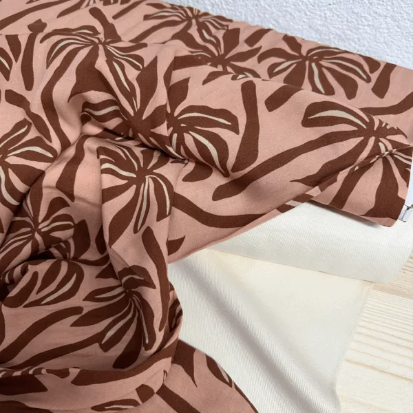 tissu viscose palmiers