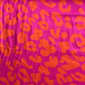 tissu viscose imprimé léopard