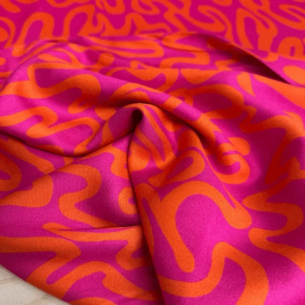 motif abstrait vagues