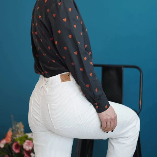 patron couture jean mado leopard