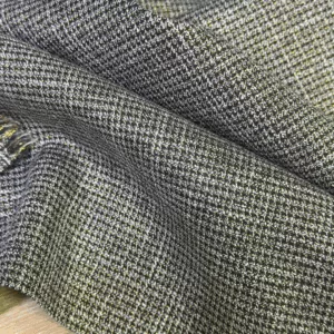 tissu pied de puce lurex doré