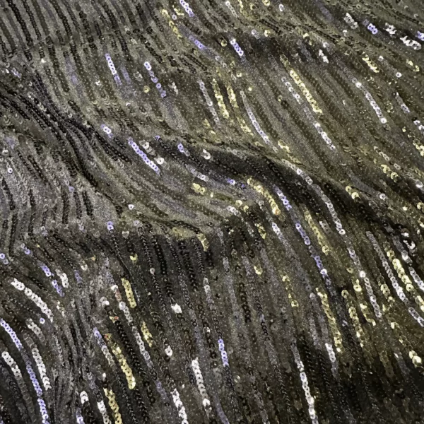 tissu sequin noir et bleu tissu sequin noir et bleu