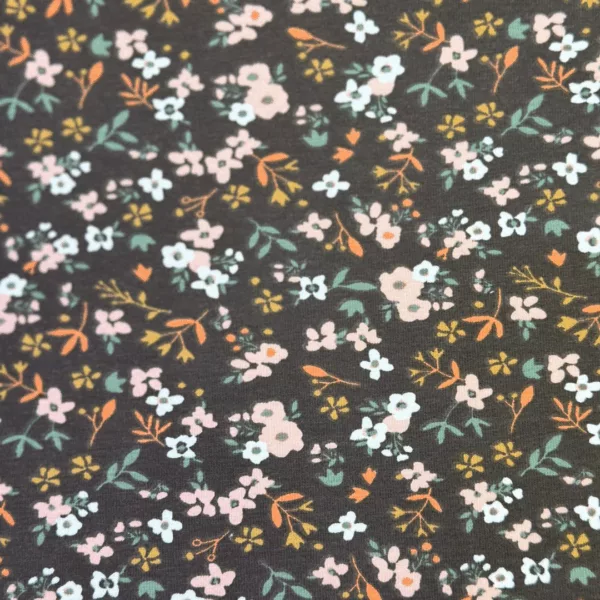 tissu jersey fleur