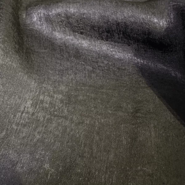 tissu lamé noir