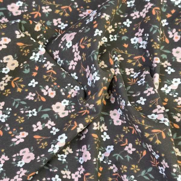 tissu jersey fleur