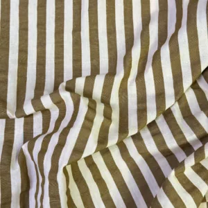 tissu coton à rayures