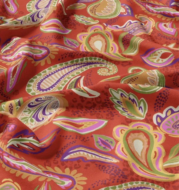 viscose cachemire viscose rouge cachemire